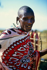 Guerrier Masai Kenya