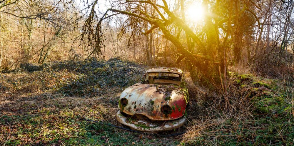 Panhard abandonnée